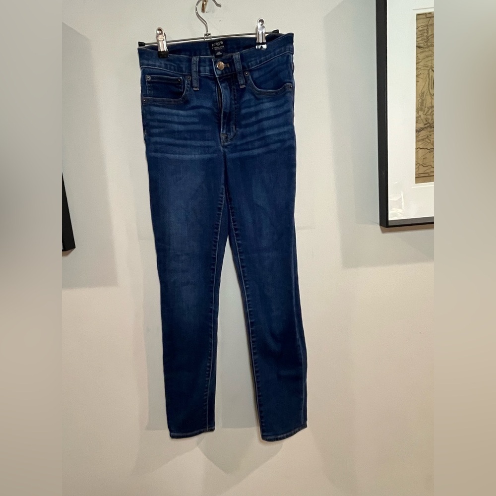 J. Crew Dark Blue Ankle Jeans
